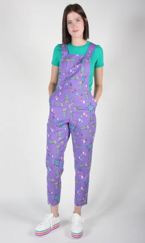 Bunting Overalls - Purple Pineapple Party