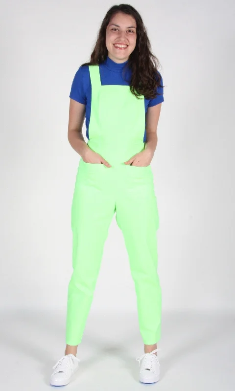 Currawong Overalls - Neon Lime