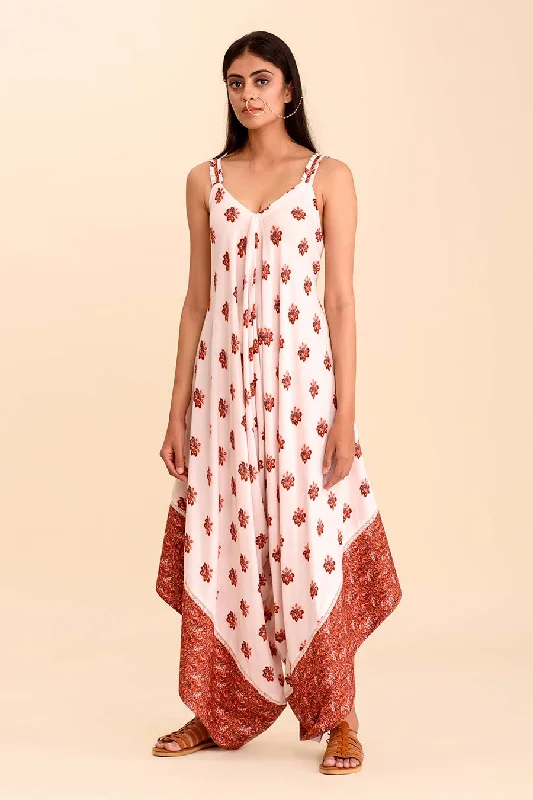 GULAAL - Pink Printed Palazzo Jumpsuit