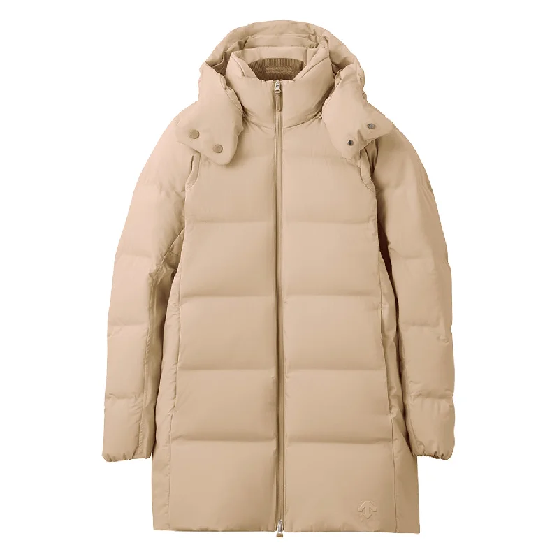 Women's Descente MIZUSAWA DOWN COAT "ANCHOR-HC" IRISH CREAM BEIGE