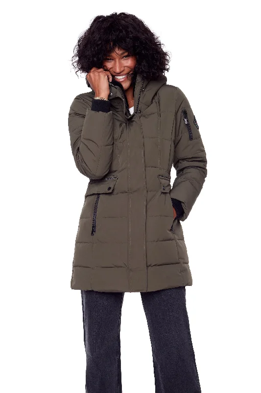 KOOTNEY | WOMEN'S VEGAN DOWN (RECYCLED) MID-LENGTH PARKA