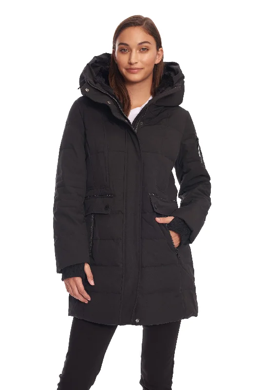 KOOTNEY | WOMEN'S VEGAN DOWN (RECYCLED) MID-LENGTH PARKA