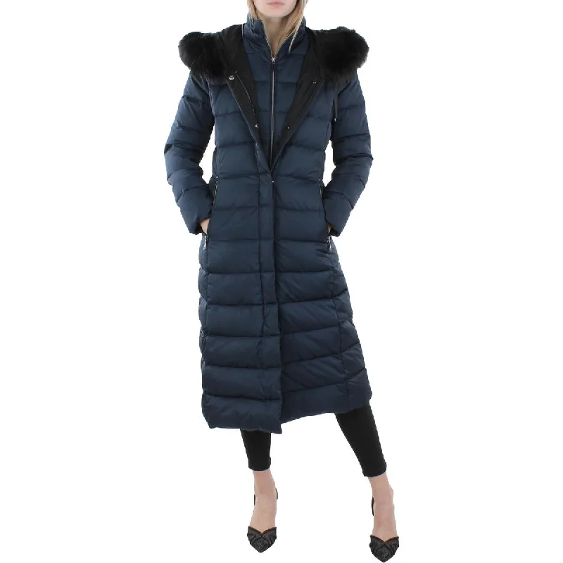 Tahari Womens Winter Long Down Coat