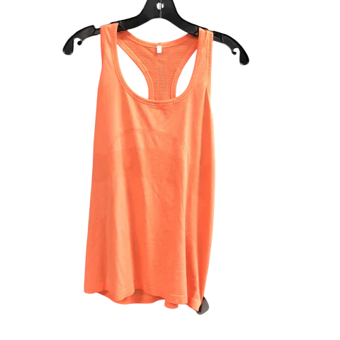 Athletic Tank Top By Lululemon In Orange, Size: 12