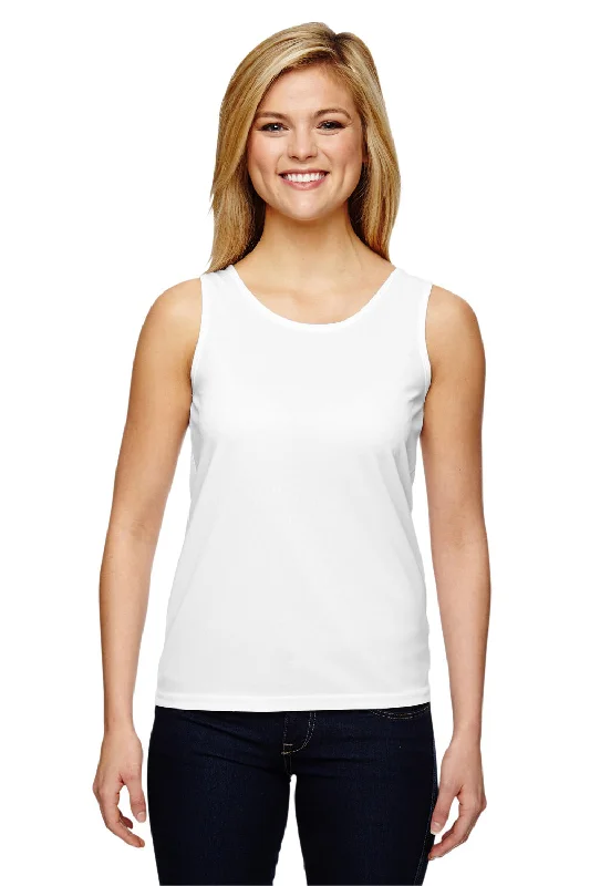 Augusta Sportswear Womens Training Moisture Wicking Tank Top - White