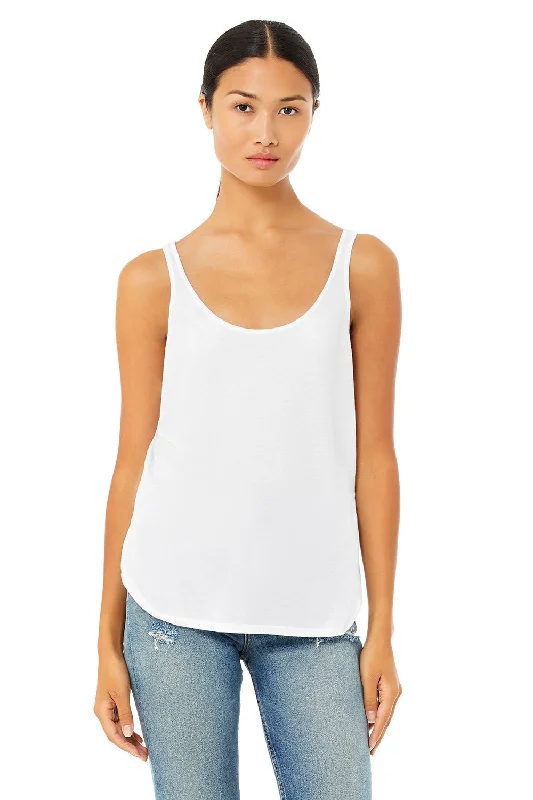 Bella + Canvas Womens Flowy Tank Top - White