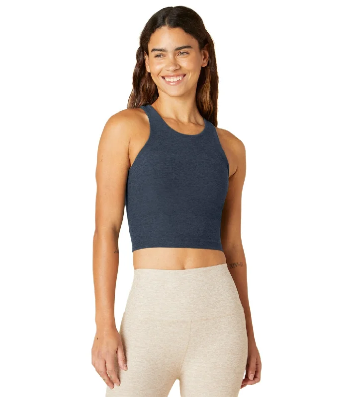 Beyond Yoga Focus Cropped Tank Nocturnal Navy