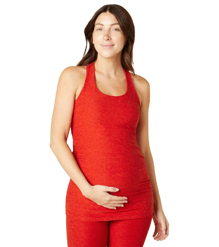 Beyond Yoga Spacedye Bases Covered Maternity Racerback Tank Red Hot-Siren