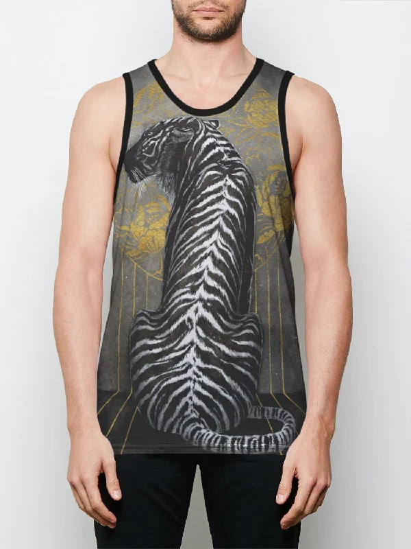 Black Tiger Unisex Tank Top