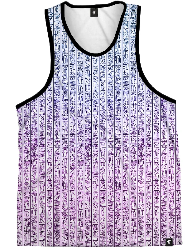 Egyptian Glyphs (Magenta) Unisex Tank Tops