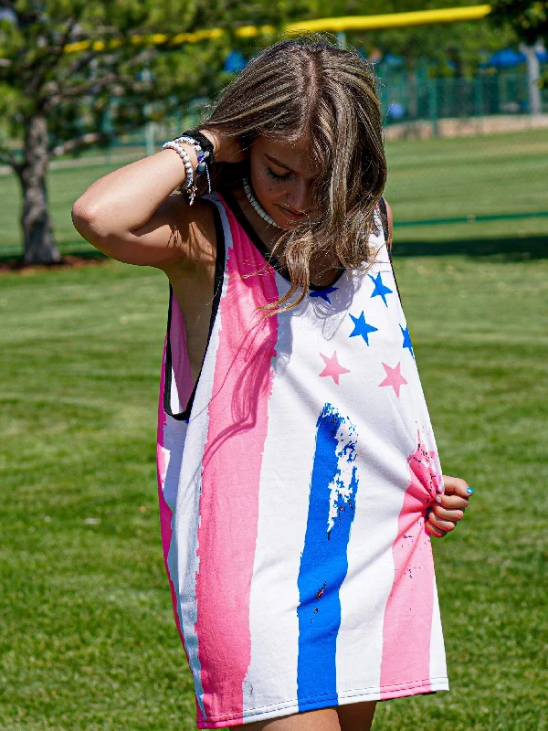 Neon Flag Unisex Tank Top