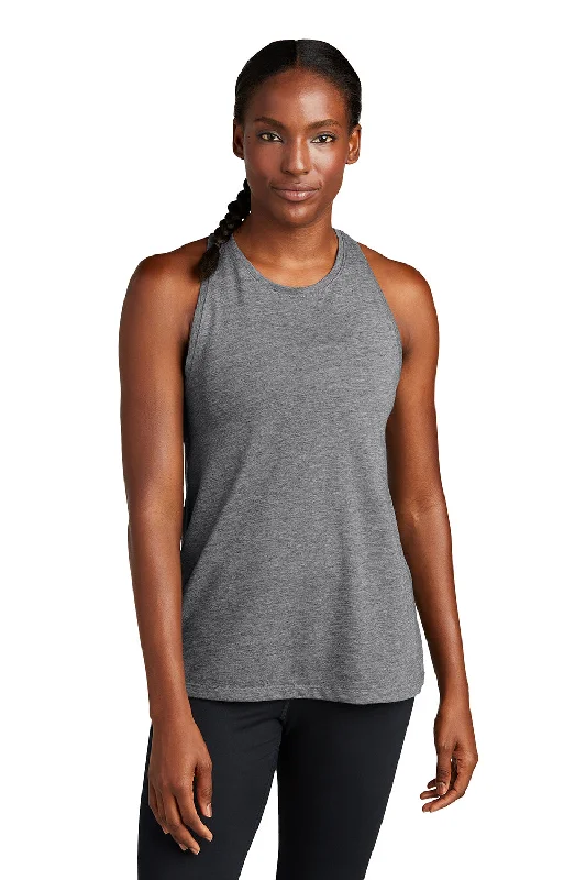 Sport-Tek Womens Moisture Wicking Tank Top - Heather Dark Grey