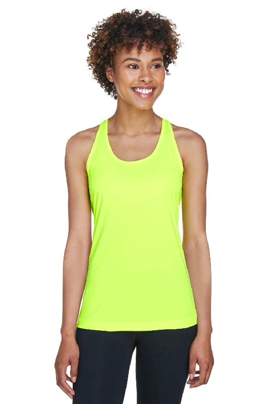 Team 365 Womens Zone Performance Moisture Wicking Tank Top - Safety Yellow