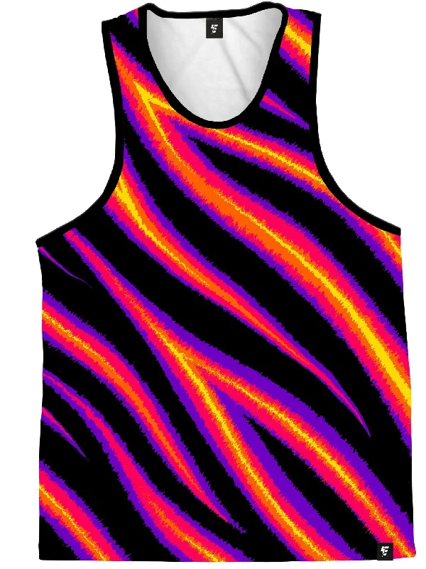 Tiger Stripes (Warm) Unisex Tank Top