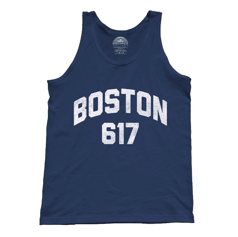 Unisex Boston 617 Area Code Tank Top