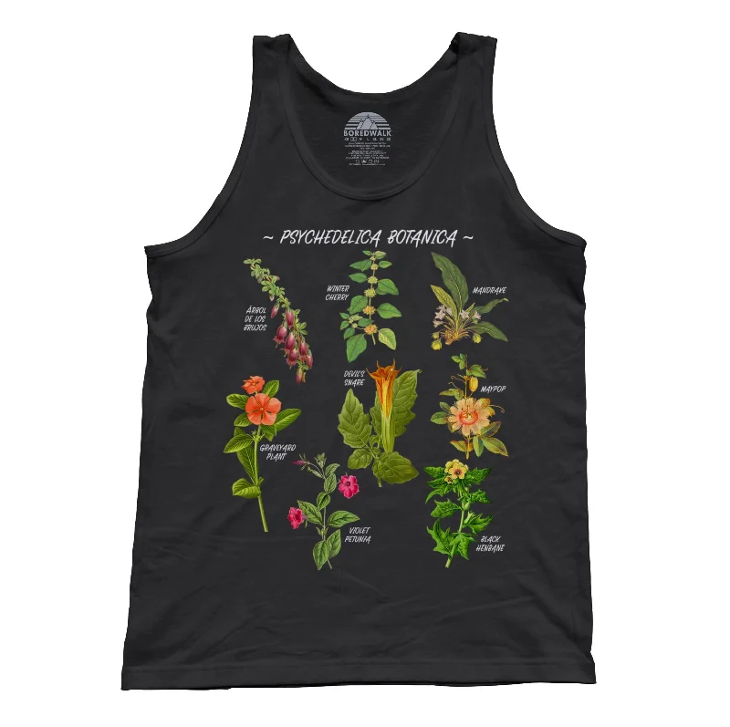 Unisex Psychedelica Botanica Tank Top