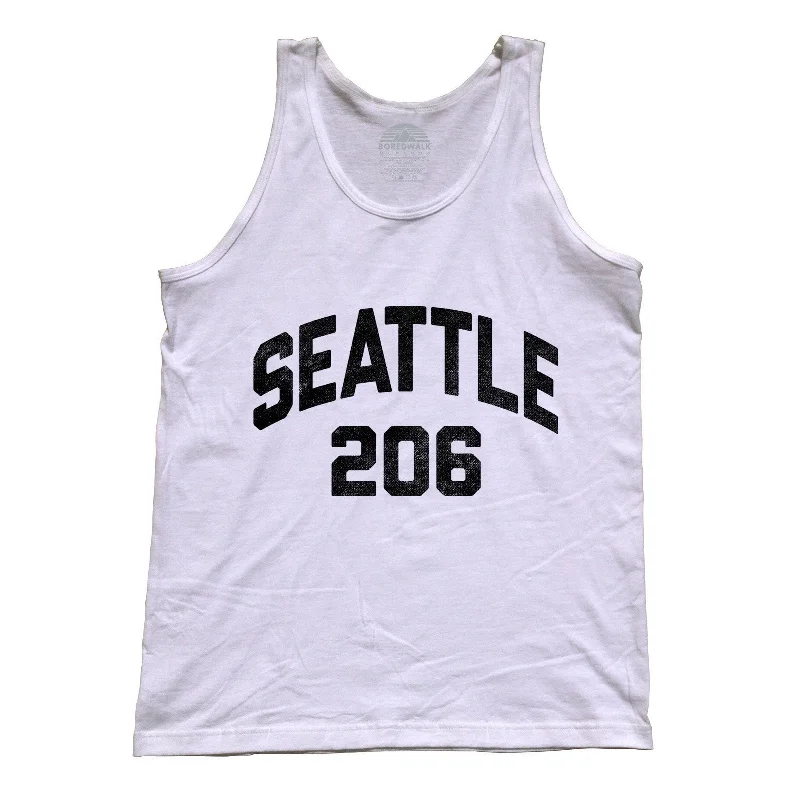 Unisex Seattle 206 Area Code Tank Top