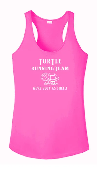 Women's Reflective Tank Top - Turtle Running Team