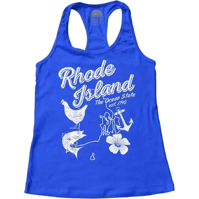 Women's Vintage Rhode Island Racerback Tank Top