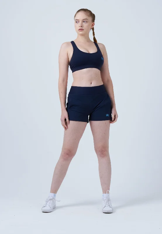 Advantage Tennis Shorts mit Ballhalter, navy blau