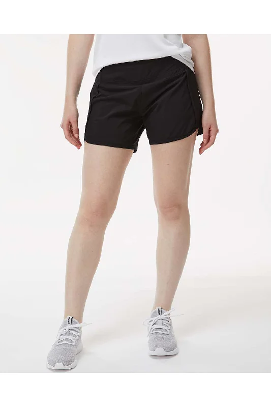 Boxercraft Womens Stretch Woven Lined Shorts - Black