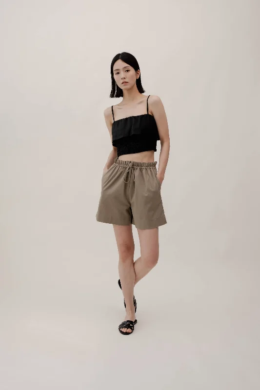 ELISE Shorts - Dark Olive