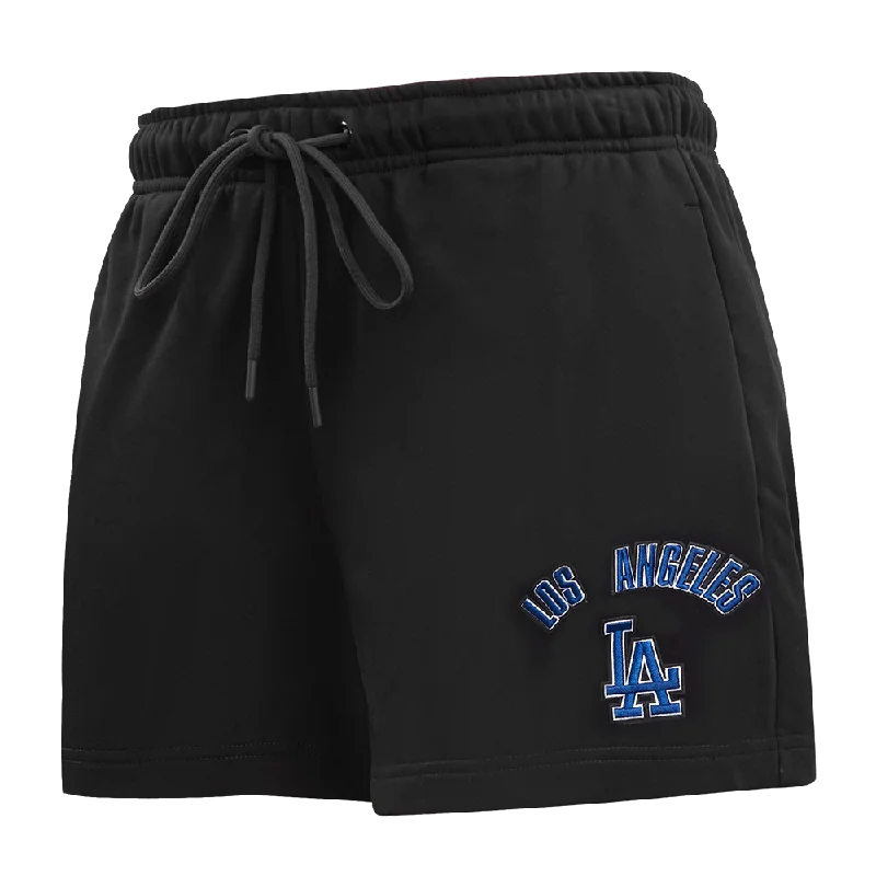 MLB LOS ANGELES DODGERS CLASSIC WOMEN'S FLC SHORT (BLACK)