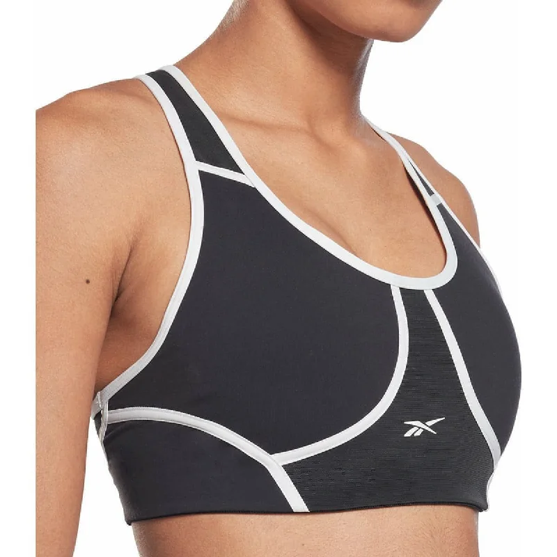 Reebok Lux Racer Padded Womens Sports Bra - Black