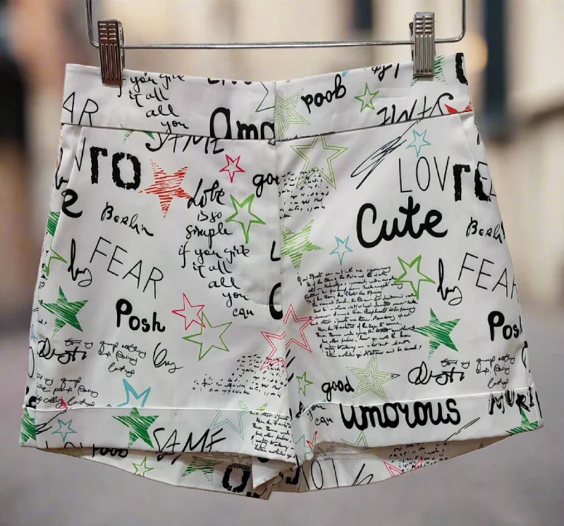 The OVI Letters’ Print Shorts