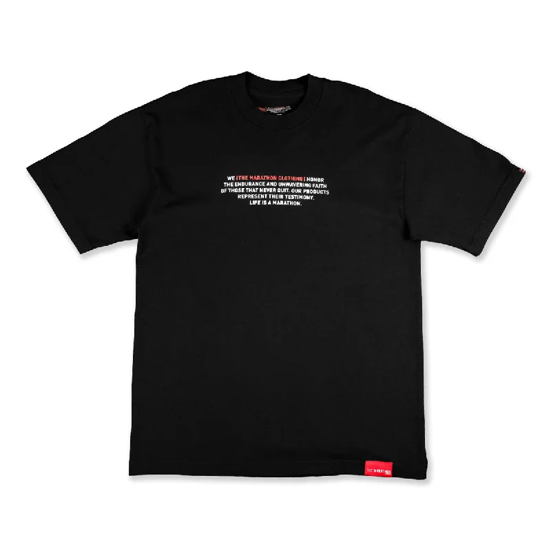 Mission Statement T-Shirt - Black