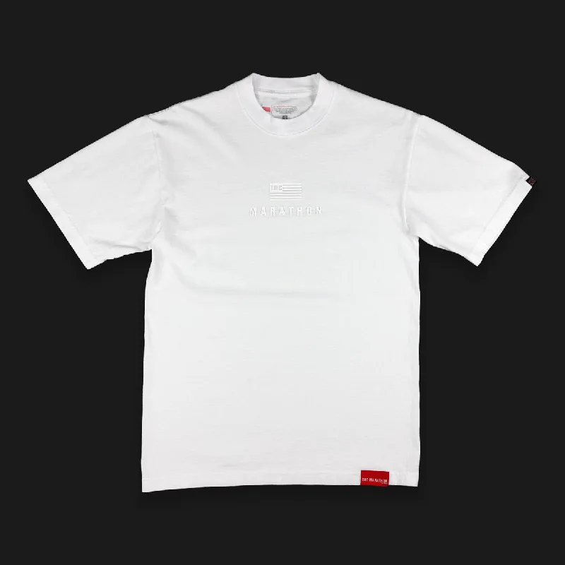 Modern Stack T-Shirt - White/White